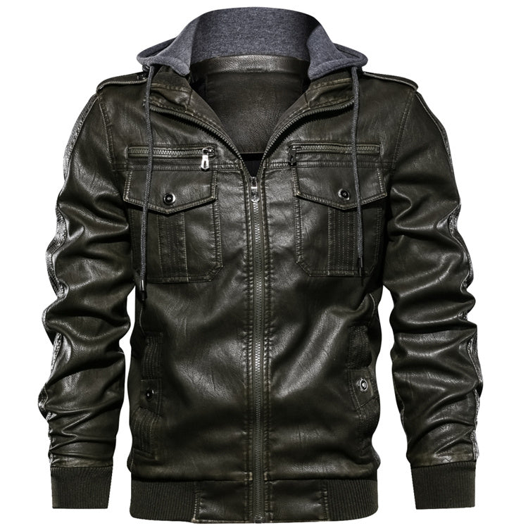 Men's Amazon JOOM Men's Pu Leather Jacket Jacket Plus Size apparels & accessories