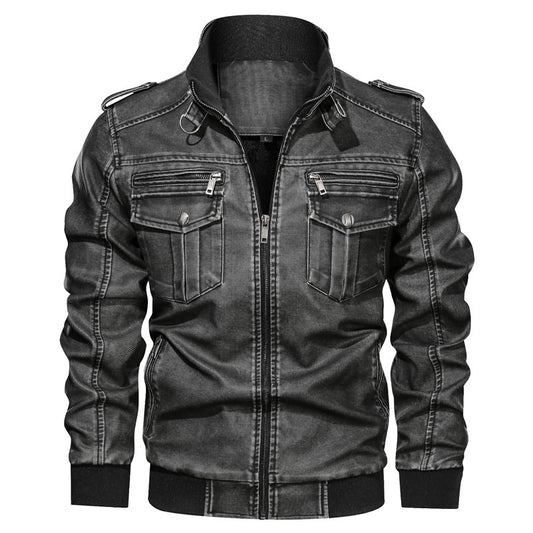 Men's vintage leather jacket apparels & accessories