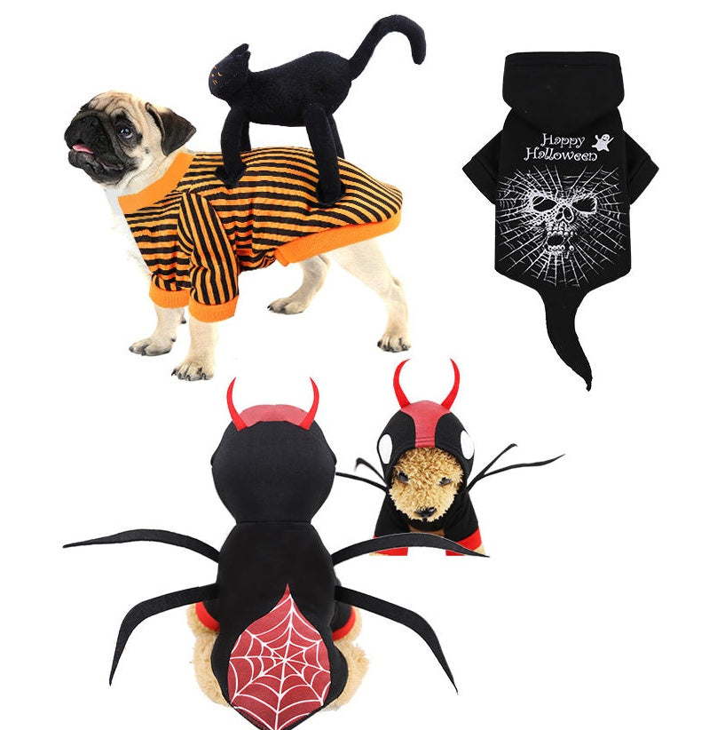 Halloween funny pet clothes halloween