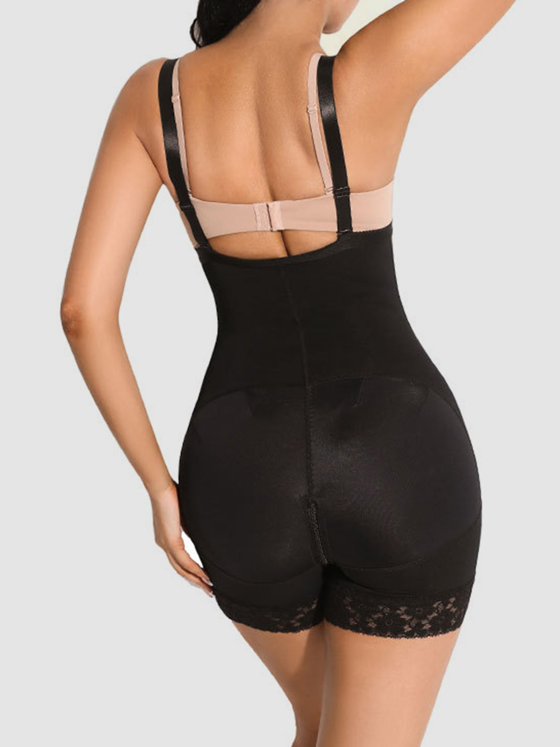 Full Size Lace Detail Front Hook Shaping Romper Body shaper & trimmer