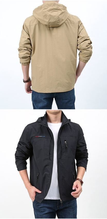 Shell Jacket Men's Casual Fashion Spring And Autumn Outdoor Loose apparels & accessories