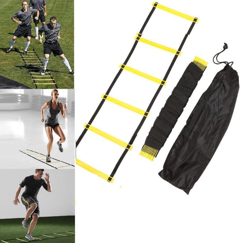 Football Soccer Agility Training Ladders Speed Scale Stairs Nylon Straps Fitness Equipment fitness & sports