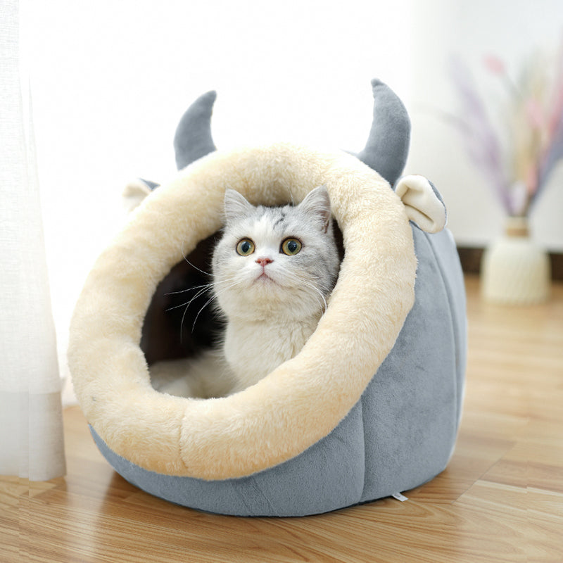 Cat House Enclosed Bed Pet bed