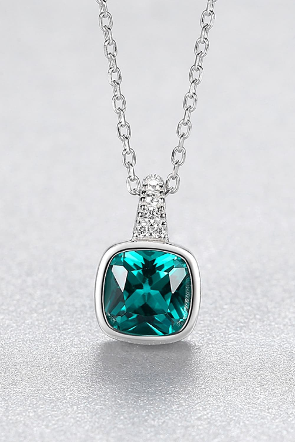 Zircon Pendant 925 Sterling Silver Necklace apparel & accessories