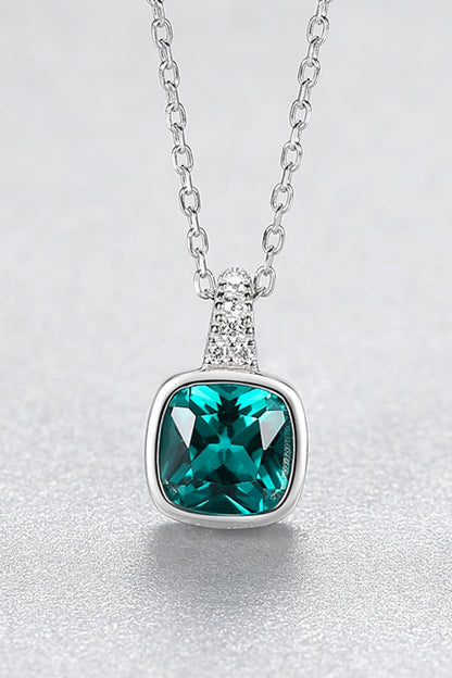 Zircon Pendant 925 Sterling Silver Necklace apparel & accessories