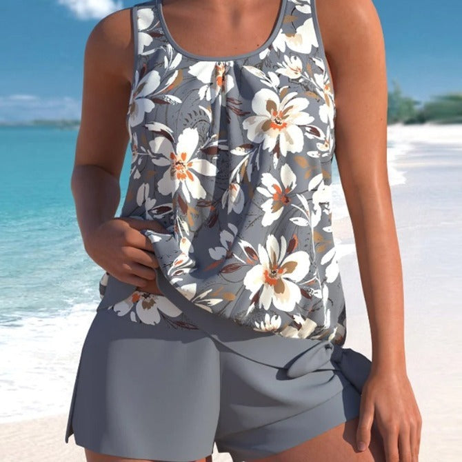 Women's Printed Split Shorts Swimsuit Suit apparel & accessories