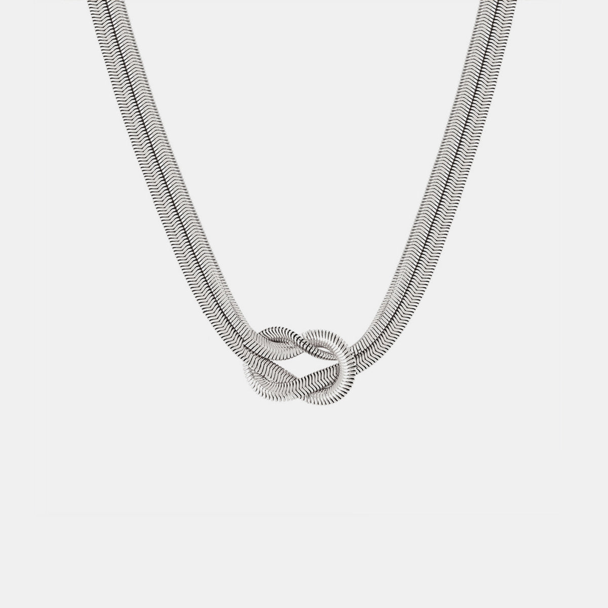 Titanium Steel Knot Necklace apparel & accessories