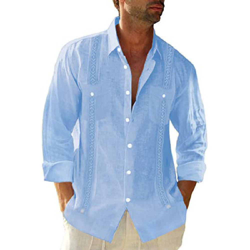 Fashion Short Sleeve Linen Shirt apparel & accessories