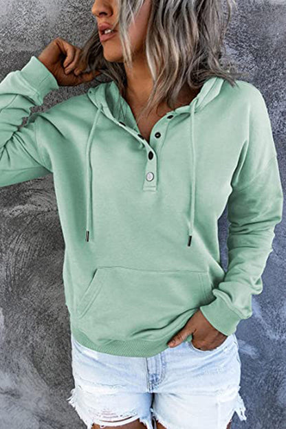 Women's Long-sleeved Loose Casual Hooded Sweater apparels & accessories