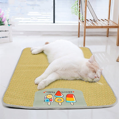 Pet Mat Ice Cool Grass Mat Dog's Nest  Pet Products Pet Products