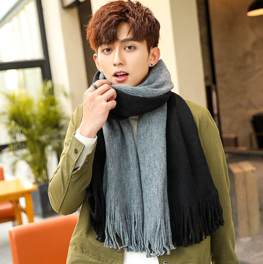 Men Scarves Can Match Colors Fashion Men's Scarves