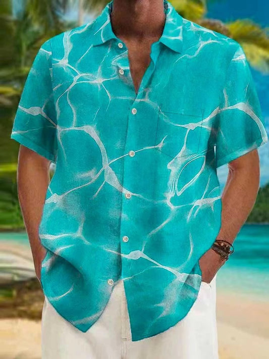 Men'sLoose Casual Cozy Vacation Print Shirt apparel & accessories
