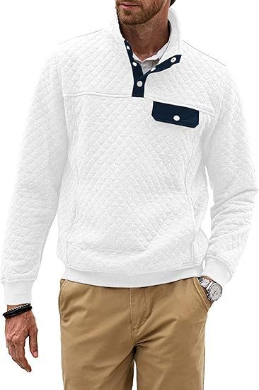 Simple Trendy Loose Sweater Long Sleeve Stand Collar Men apparels & accessories