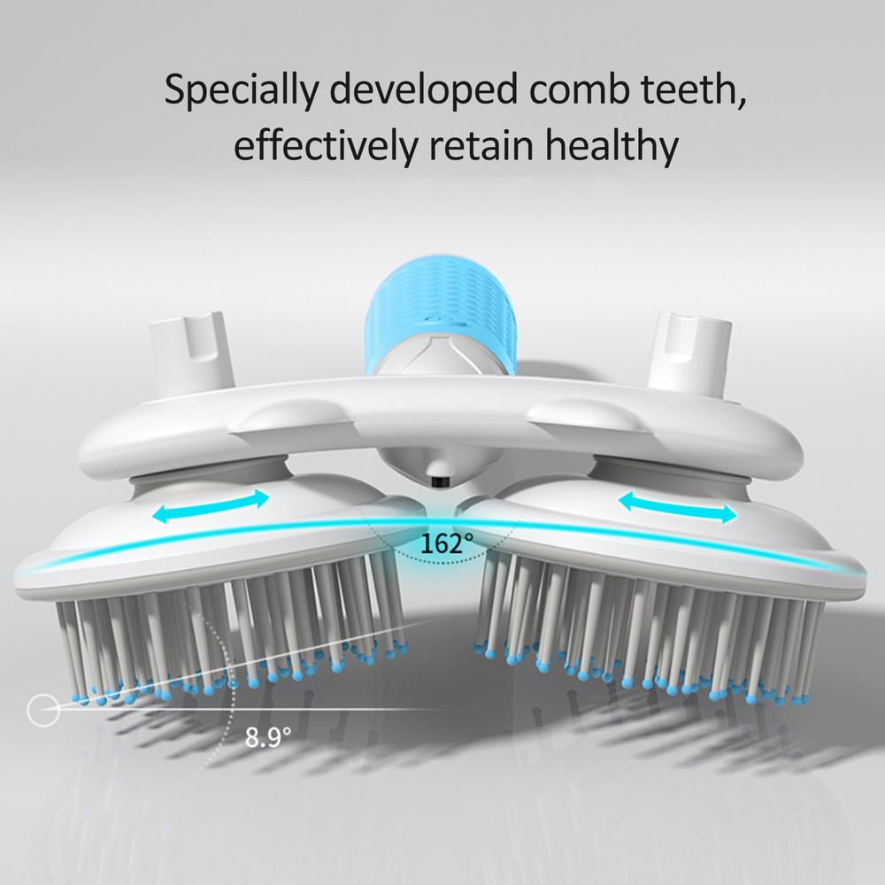 Negative Ion Self Cleaning Pet Hair Removal Brush Pet Hair brush