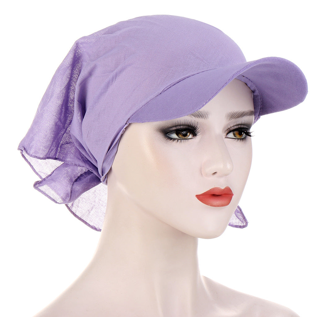 Classic Multicolor Cashew Flower Solid Color Square Scarf Hat apparel & accessories