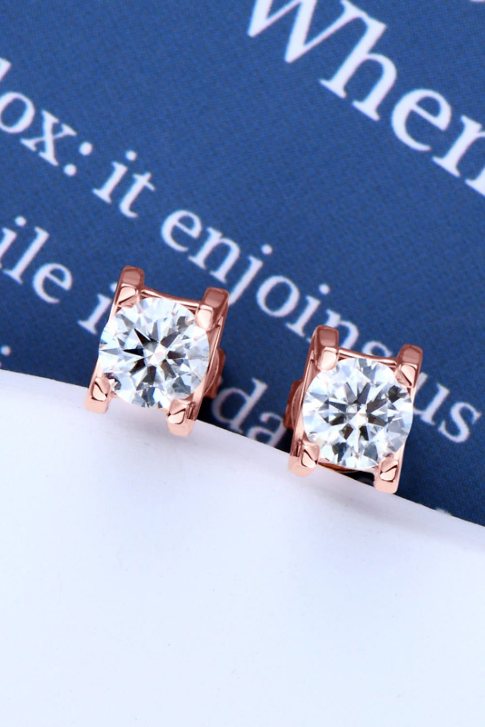 Moissanite 925 Sterling Silver Stud Earrings apparel & accessories