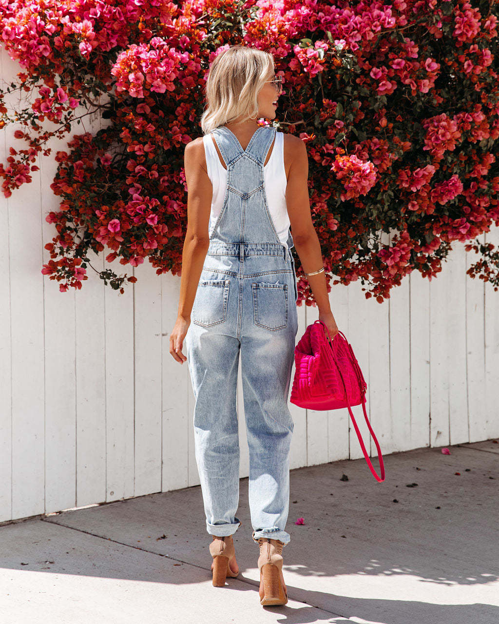 Denim Women's Jumpsuit With Shoulder Straps apparel & accessories