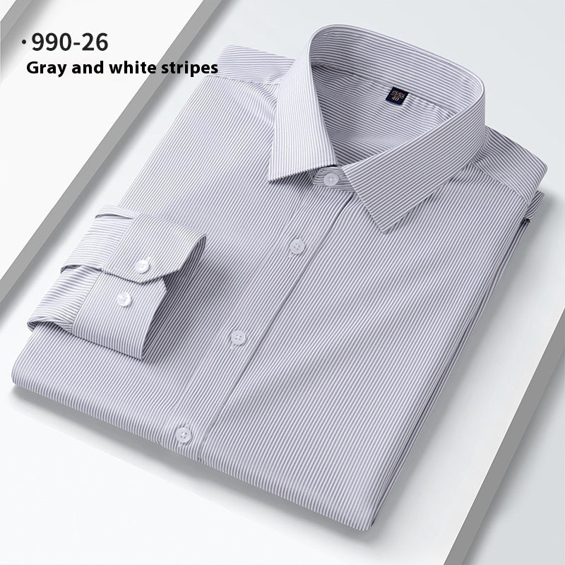 Men's Business Casual All-match Long Sleeve Cardigan Shirt apparel & accessories