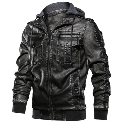 Men's Amazon JOOM Men's Pu Leather Jacket Jacket Plus Size apparels & accessories