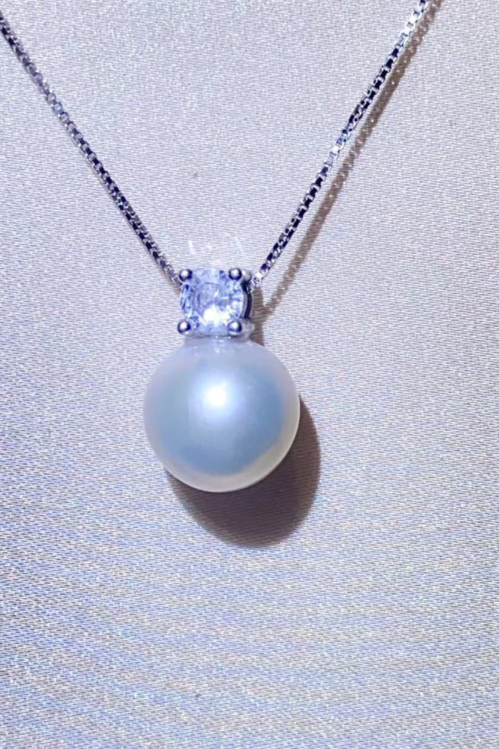 Freshwater Pearl 925 Sterling Silver Necklace apparel & accessories