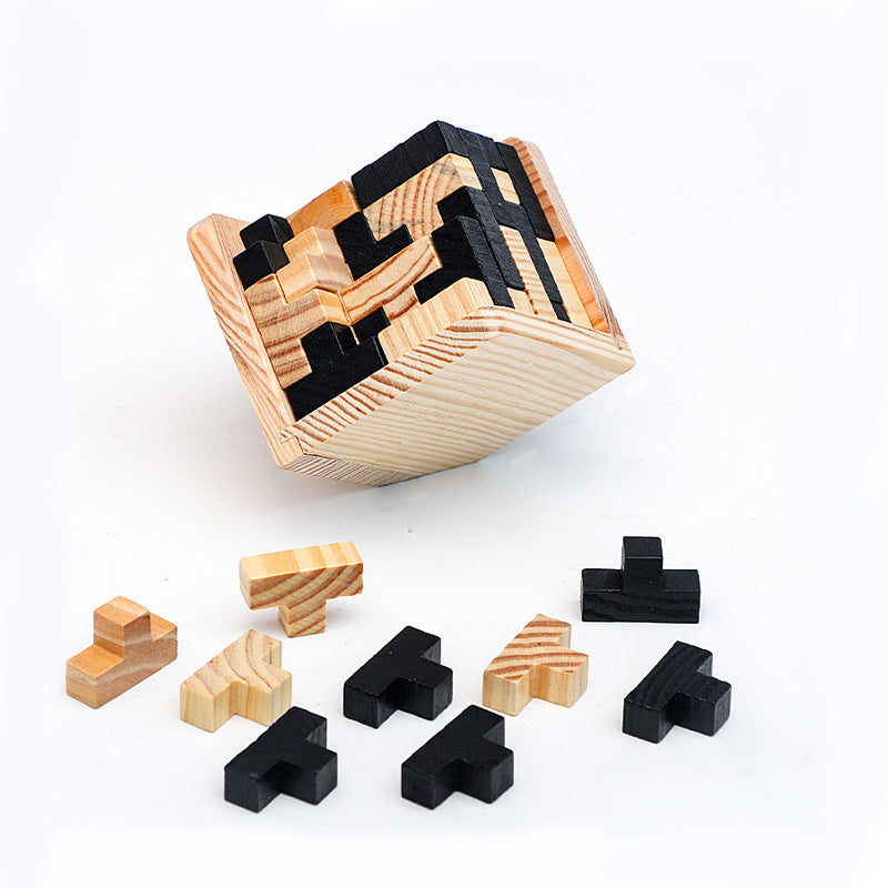 Wooden Puzzle Kongming Lock Luban Toys Toys