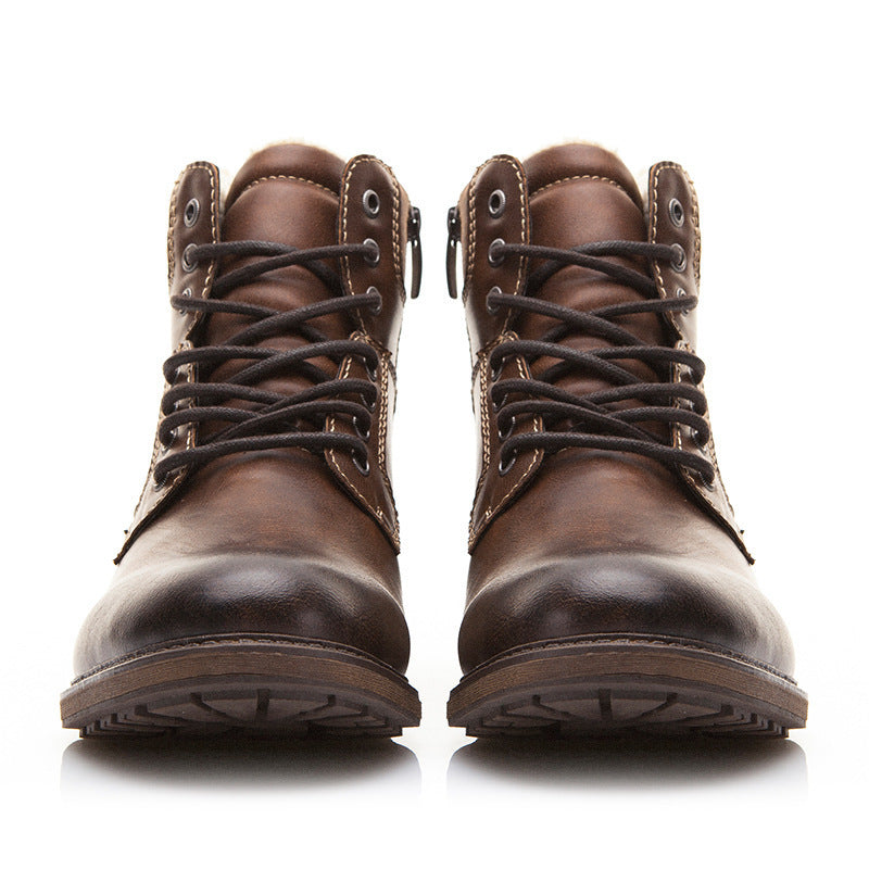 winter men warm shoes martin boots snow boots Shoes & Bags