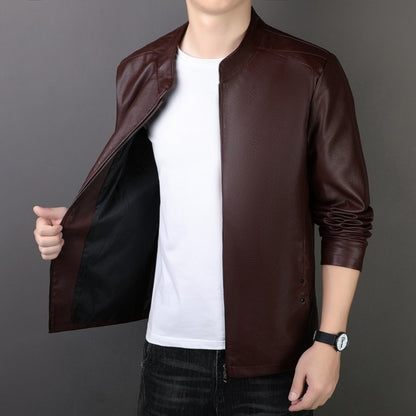 PU Leather Coat Men's Leather Jacket apparels & accessories