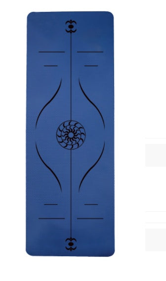 Yoga Mat Posture Line Non-slip Custom Fitness Mat For Beginners Plank Support fitness & sports