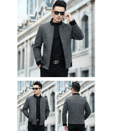 Autumn And Winter Fashion Men's Woolen Jacket apparels & accessories