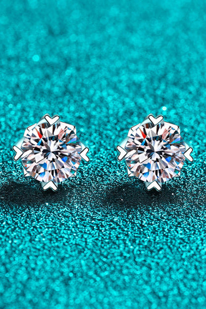 Good Day In My Mind Moissanite Stud Earrings apparel & accessories