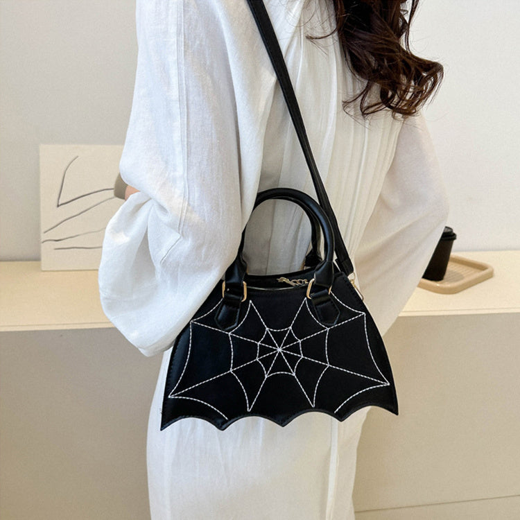 Halloween Spider Web Saddle Bags halloween