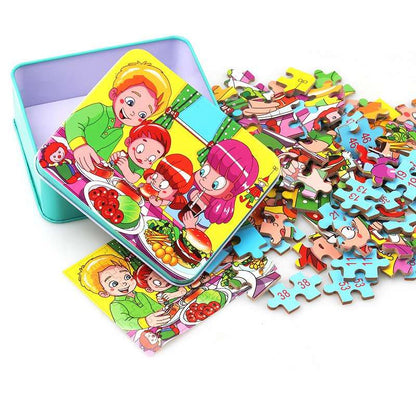 80PCS wooden educational toys Toys