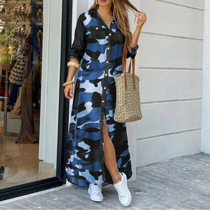 Spring And Summer Fashion Shirt Dress apparel & accessories