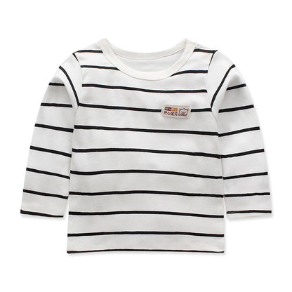 Children's Long-sleeved T-shirt Cotton Single Top apparels & accessories