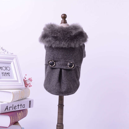 Pet Solid Color Autumn Winter Coat pet cloths