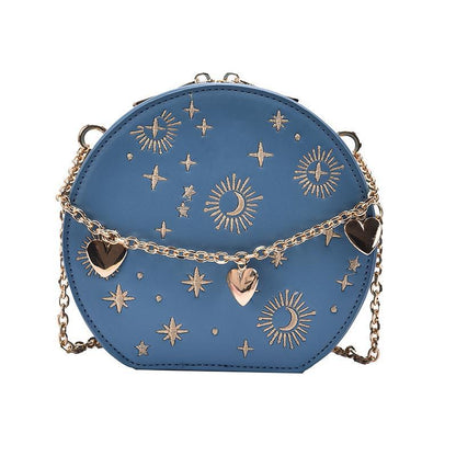 Women's Fashion Vintage Chain Embroidered Shoulder Messenger Bag apparel & accessories