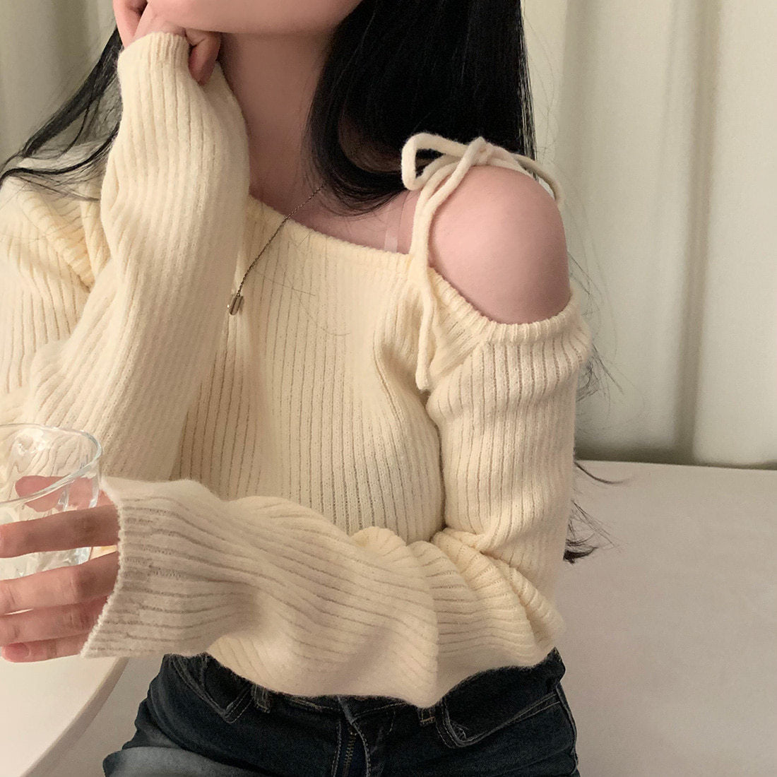 Women's Slim Fit Long Sleeves Knitwear apparels & accessories