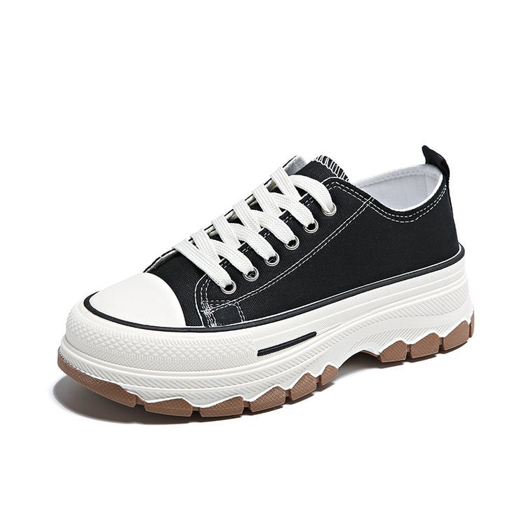 Spring And Autumn Low-top Lace-up Casual Shoes Women's Shoes & Bags