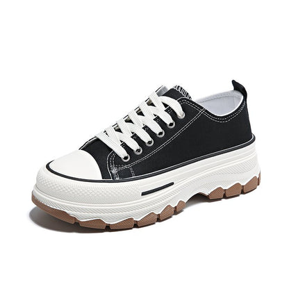 Spring And Autumn Low-top Lace-up Casual Shoes Women's Shoes & Bags