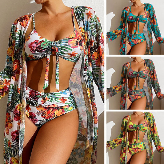 Swimwear Long Sleeved Blouse Three Piece Suit apparel & accessories