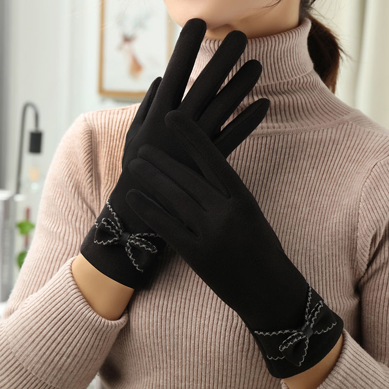 Women's Winter Fleece Warm Fashion Gloves apparels & accessories