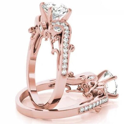 European and American fashion Princess Princess engagement ring Jewelry