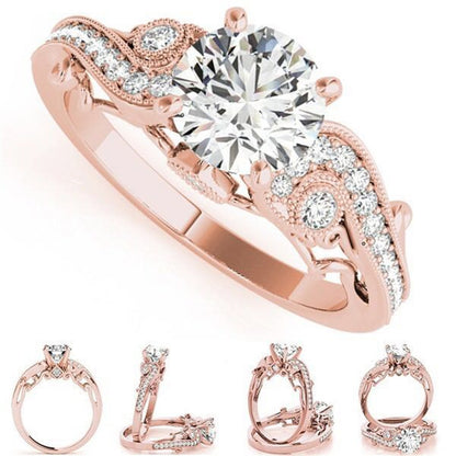 European and American fashion Princess Princess engagement ring Jewelry