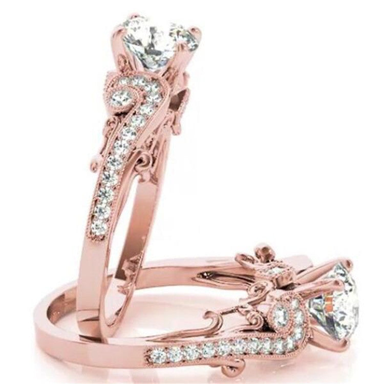 European and American fashion Princess Princess engagement ring Jewelry