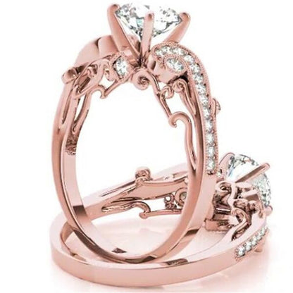 European and American fashion Princess Princess engagement ring Jewelry