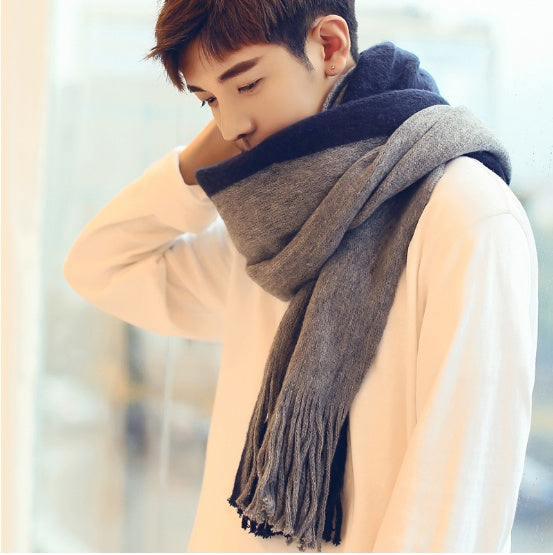 Men Scarves Can Match Colors Fashion Men's Scarves