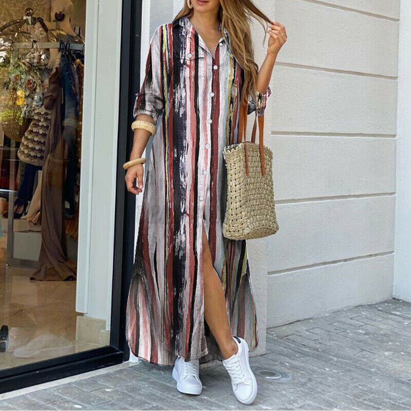 Spring And Summer Fashion Shirt Dress apparel & accessories