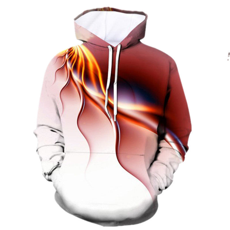 Color Lightning Peripheral Series 3D Digital Printing Sweater apparels & accessories