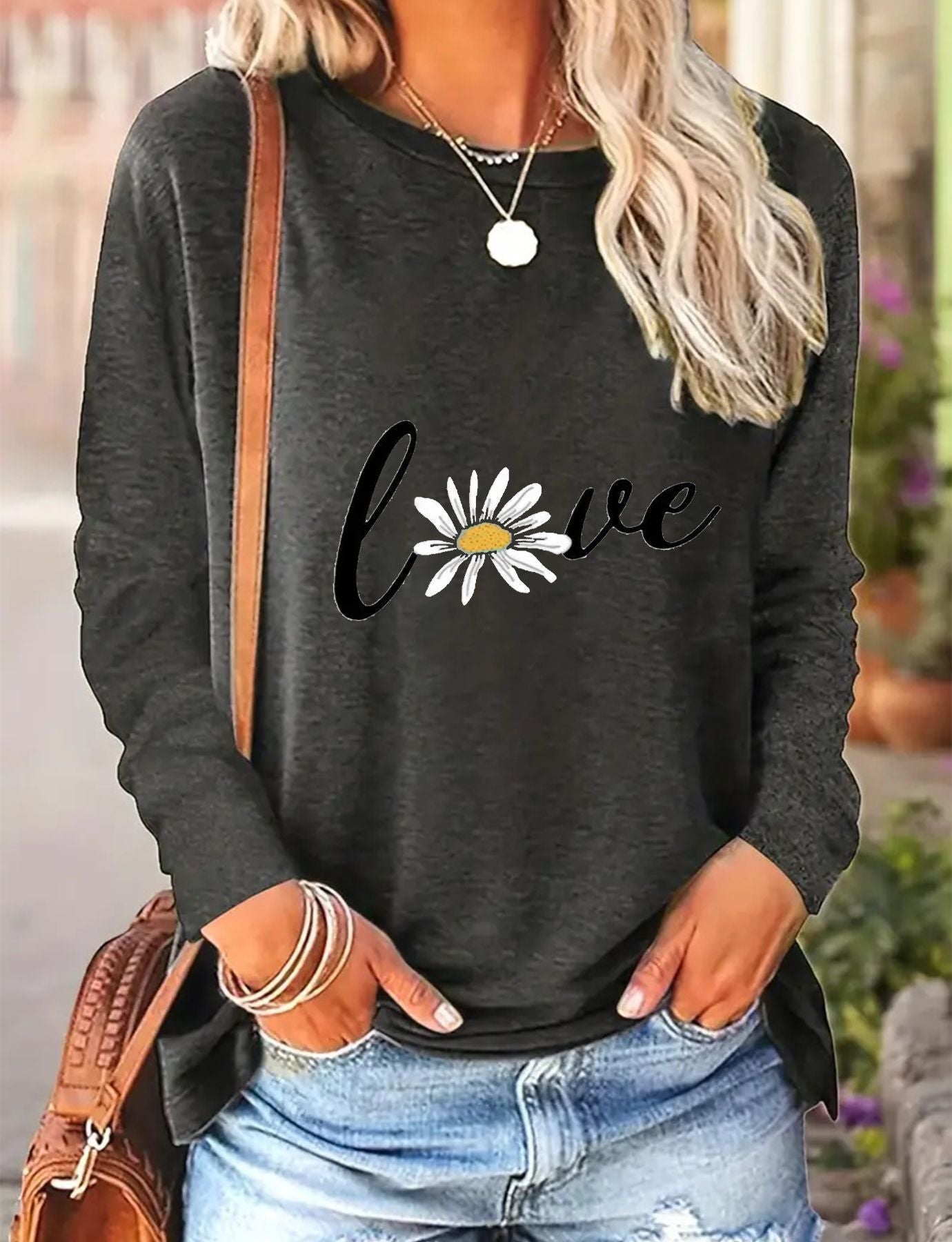 Women's Casual Long-sleeved Spring And Autumn T-shirt apparels & accessories