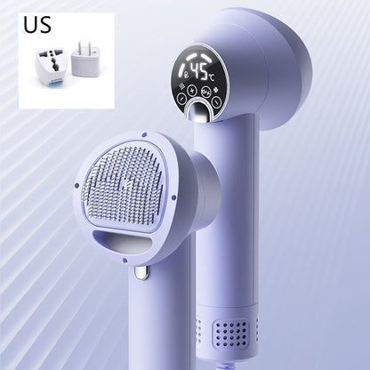 Pet Hair Dryer low & Comb Hair Dryer